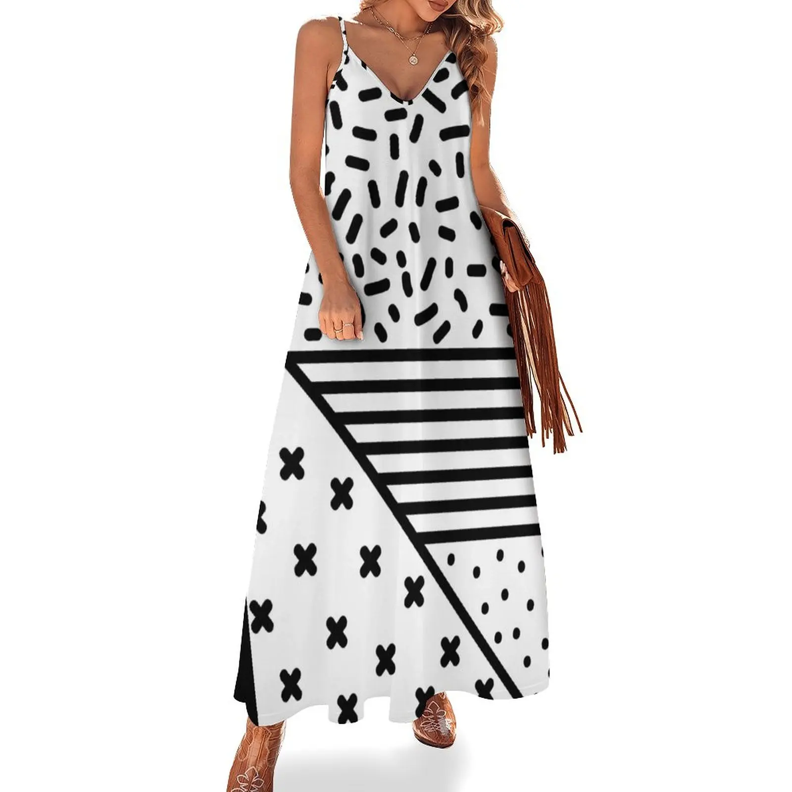 line up black and white Sleeveless Dress dress for women summer dresses summer woman 2025 Dress
line up black and white Sleeveless Dress dress for women summer dresses summer woman 2025 Dress