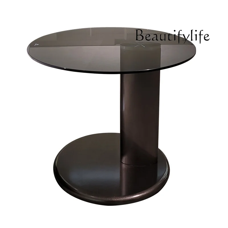minimalist living room tempered glass high-end light luxury edge few small round table small apartment small coffee table
minimalist living room tempered glass high-end light luxury edge few small round table small apartment small coffee table