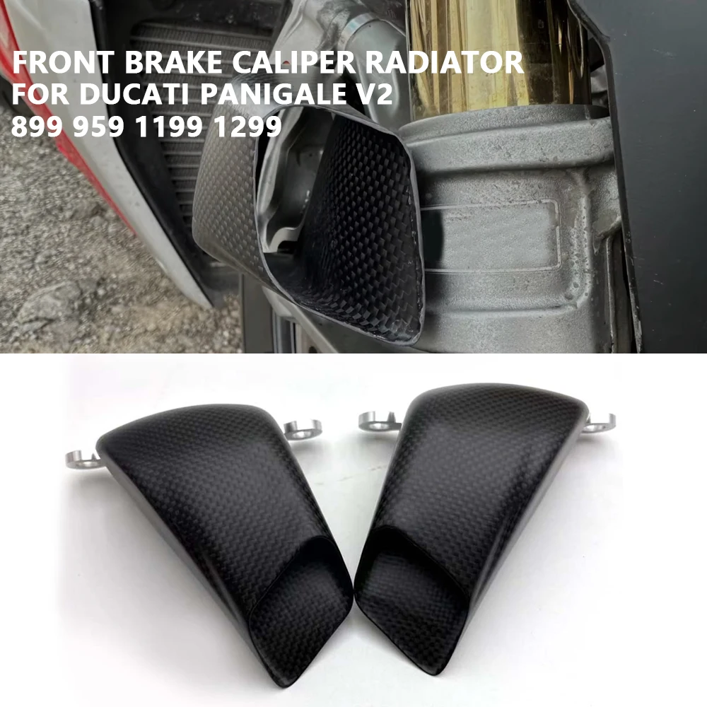 Motorcycle For DUCATI PANIGALE V4 V4S 2025 Carbon Fiber Accessories Front Brake Air Duct Caliper Radiator Cover PANIGALE V4 V4S
Motorcycle For DUCATI PANIGALE V4 V4S 2025 Carbon Fiber Accessories Front Brake Air Duct Caliper Radiator Cover PANIGALE V4 V4S