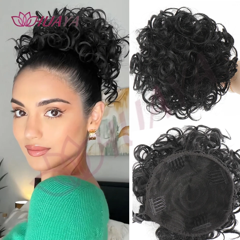 Messy Hair Bun Hair Piece Elastic Drawstring Loose Wave Large Curly Bun Short Synthetic Ponytail Extension for Women Daily Use
Messy Hair Bun Hair Piece Elastic Drawstring Loose Wave Large Curly Bun Short Synthetic Ponytail Extension for Women Daily Use