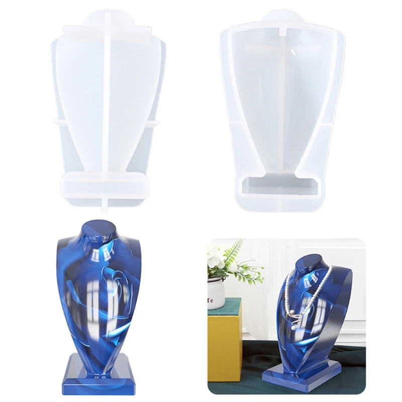 Jewelry Display Bust Clear Silicone Mould 3D Mannequin Mold Necklace Stand Pendant Holder Mold Diy Crafts Dropshipping
Jewelry Display Bust Clear Silicone Mould 3D Mannequin Mold Necklace Stand Pendant Holder Mold Diy Crafts Dropshipping