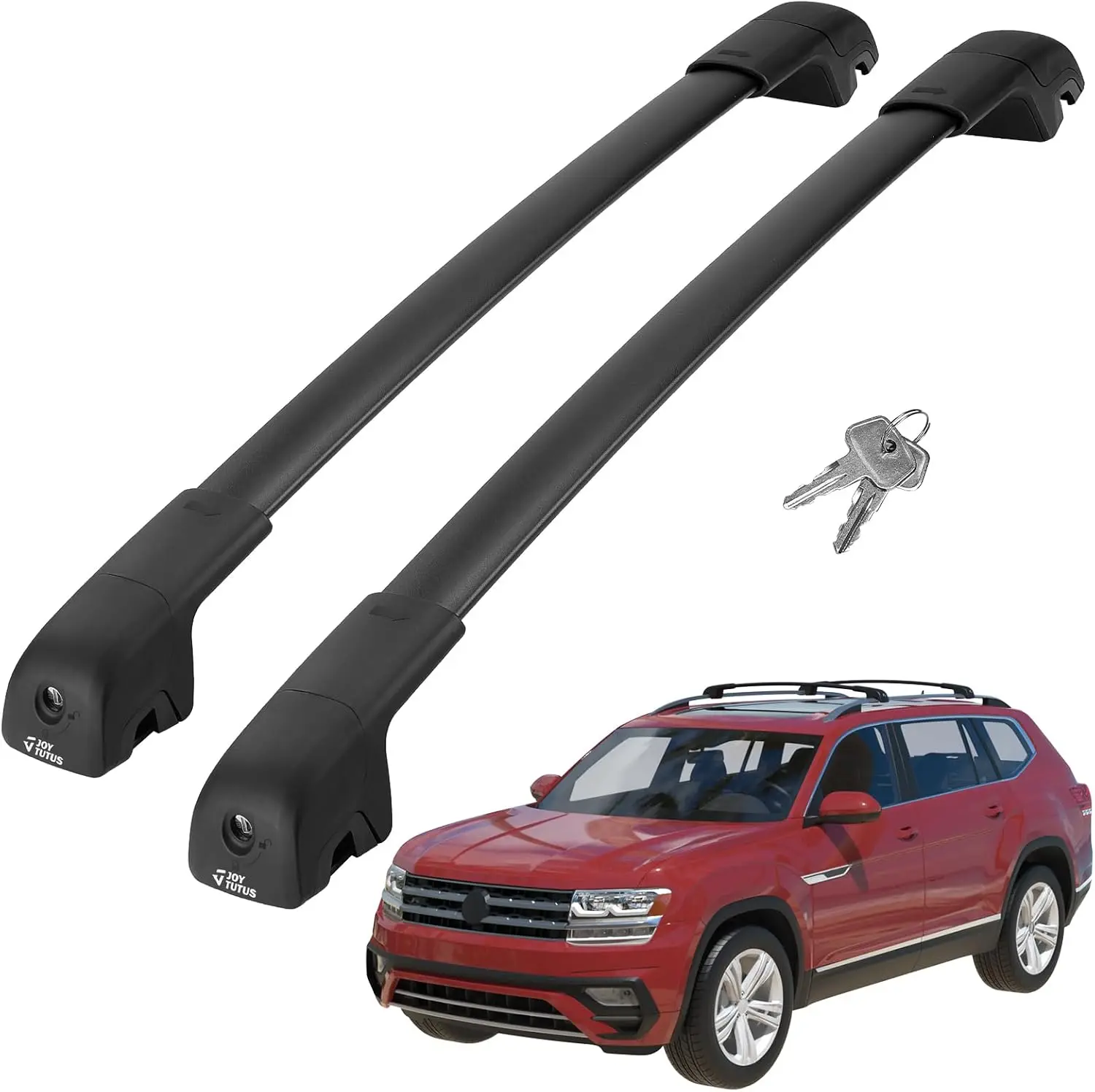 Lockable Roof Rack Cross Bars for VW Atlas 2017-2026 with Raised Side Rails, Heavy Duty Aluminum Anti-Theft Roof Rails Luggage
Lockable Roof Rack Cross Bars for VW Atlas 2017-2026 with Raised Side Rails, Heavy Duty Aluminum Anti-Theft Roof Rails Luggage