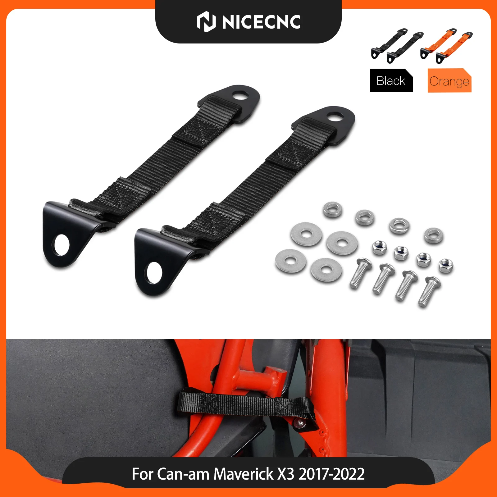 NICECNC 2PCS Swing Door Limit Straps For Can Am Maverick X3 2017-2022 Wide Door Opening UTV Accessories Secure Door Limit Straps
NICECNC 2PCS Swing Door Limit Straps For Can Am Maverick X3 2017-2022 Wide Door Opening UTV Accessories Secure Door Limit Straps