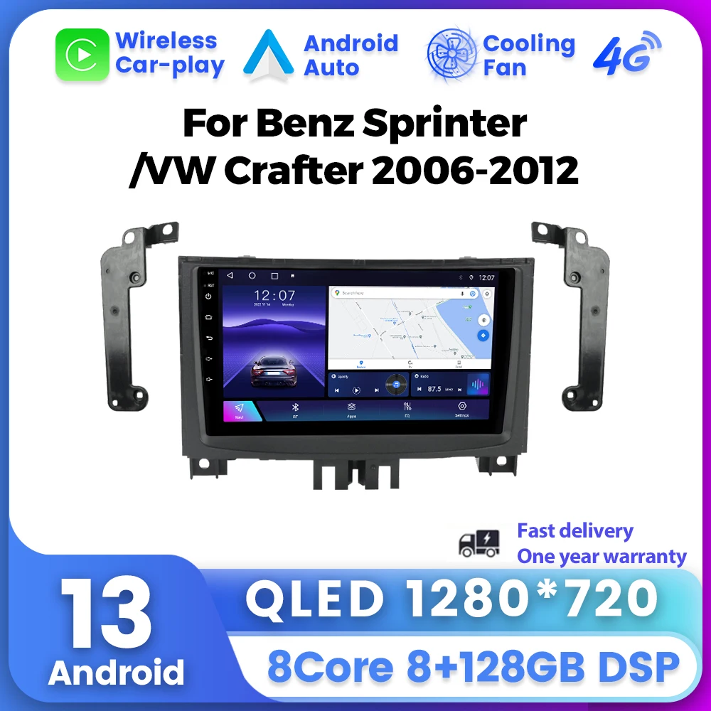 Android 13 Car Radio QLED Screen For Benz Sprinter VW Crafter 2006 2007 2008-2012 Multimedia Video Player GPS Stereo CarPlay DSP
Android 13 Car Radio QLED Screen For Benz Sprinter VW Crafter 2006 2007 2008-2012 Multimedia Video Player GPS Stereo CarPlay DSP