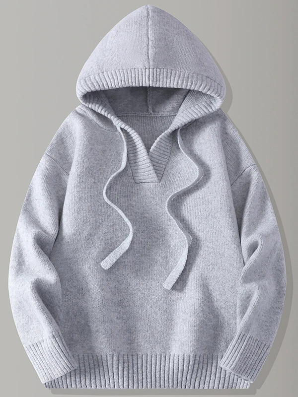 American Sle Pure Color Lazy Hat Sweatirt Men's Trendy Brand Autumn Winter Loose Versatile V-Ne Knitted Sweater Knitwear
American Sle Pure Color Lazy Hat Sweatirt Men's Trendy Brand Autumn Winter Loose Versatile V-Ne Knitted Sweater Knitwear