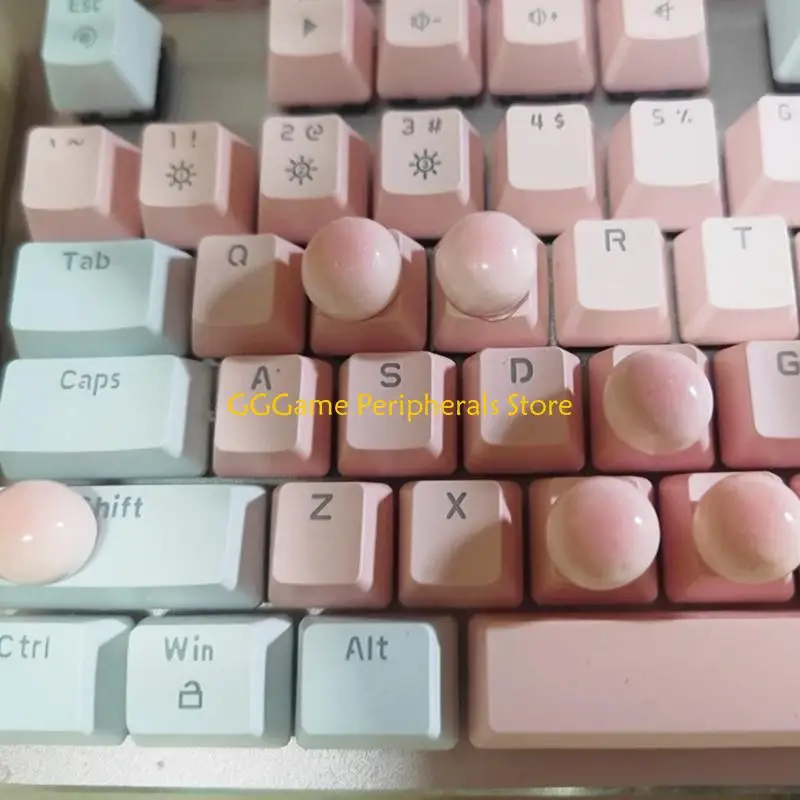 U55B Half Dozen Soft Resin Keyboard Raisers Protect Your Nails While Typing