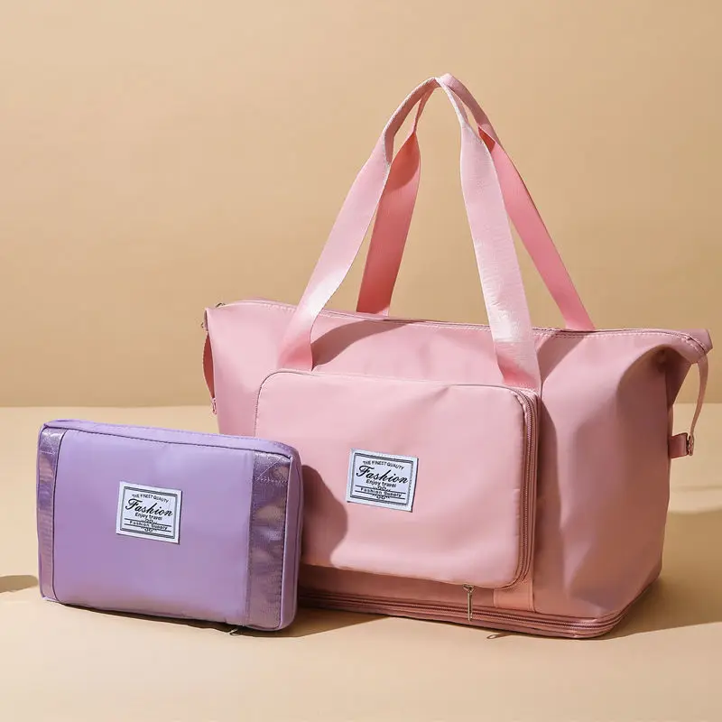 Large Capacity Waterproof Gym Bag for Women Foldable Travel Luggage Dry Wet Separation Fitness Handbag
Large Capacity Waterproof Gym Bag for Women Foldable Travel Luggage Dry Wet Separation Fitness Handbag