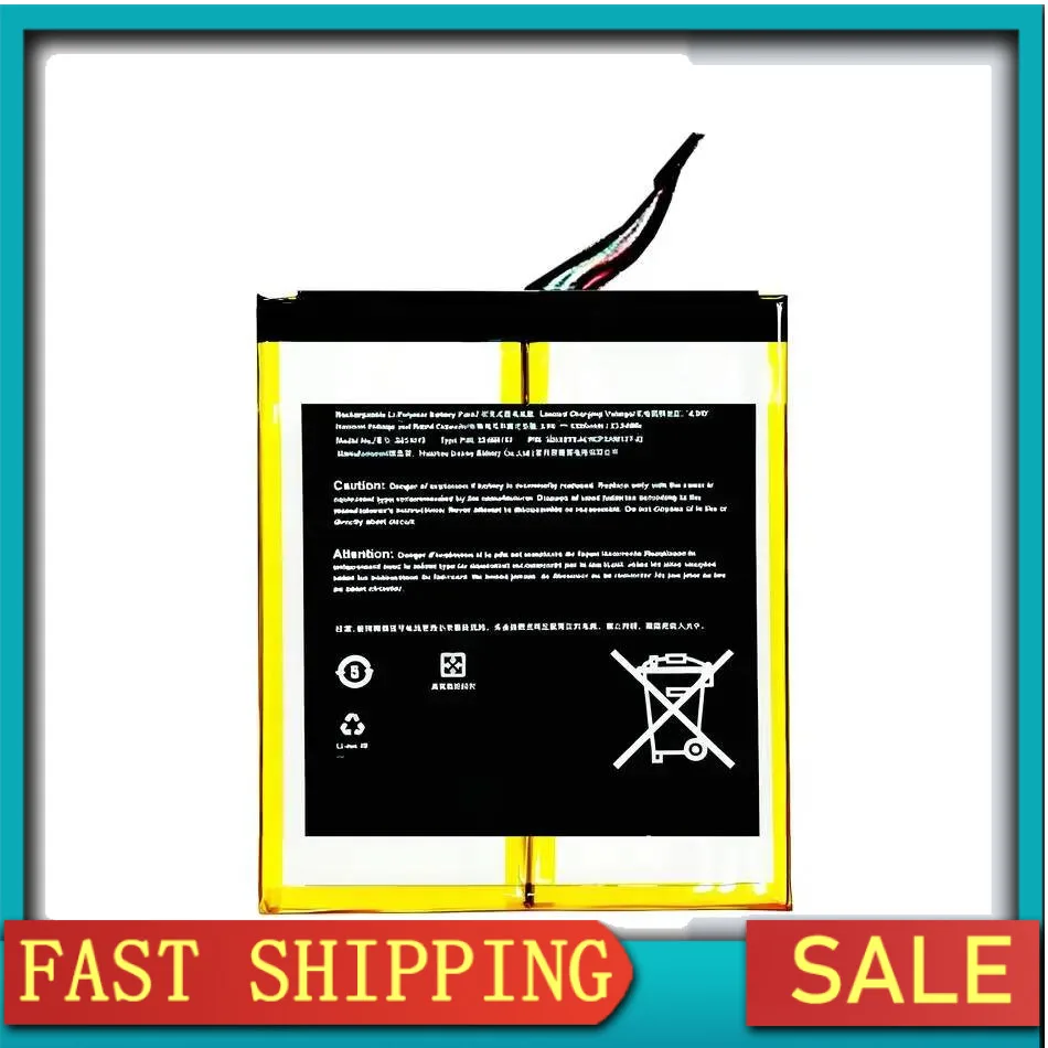 Tablet Battery 26S1015 Without Iron Sheet 6300Mah For Amazon Kindle Fire HD 10.1 7Th , SL056ZE
Tablet Battery 26S1015 Without Iron Sheet 6300Mah For Amazon Kindle Fire HD 10.1 7Th , SL056ZE