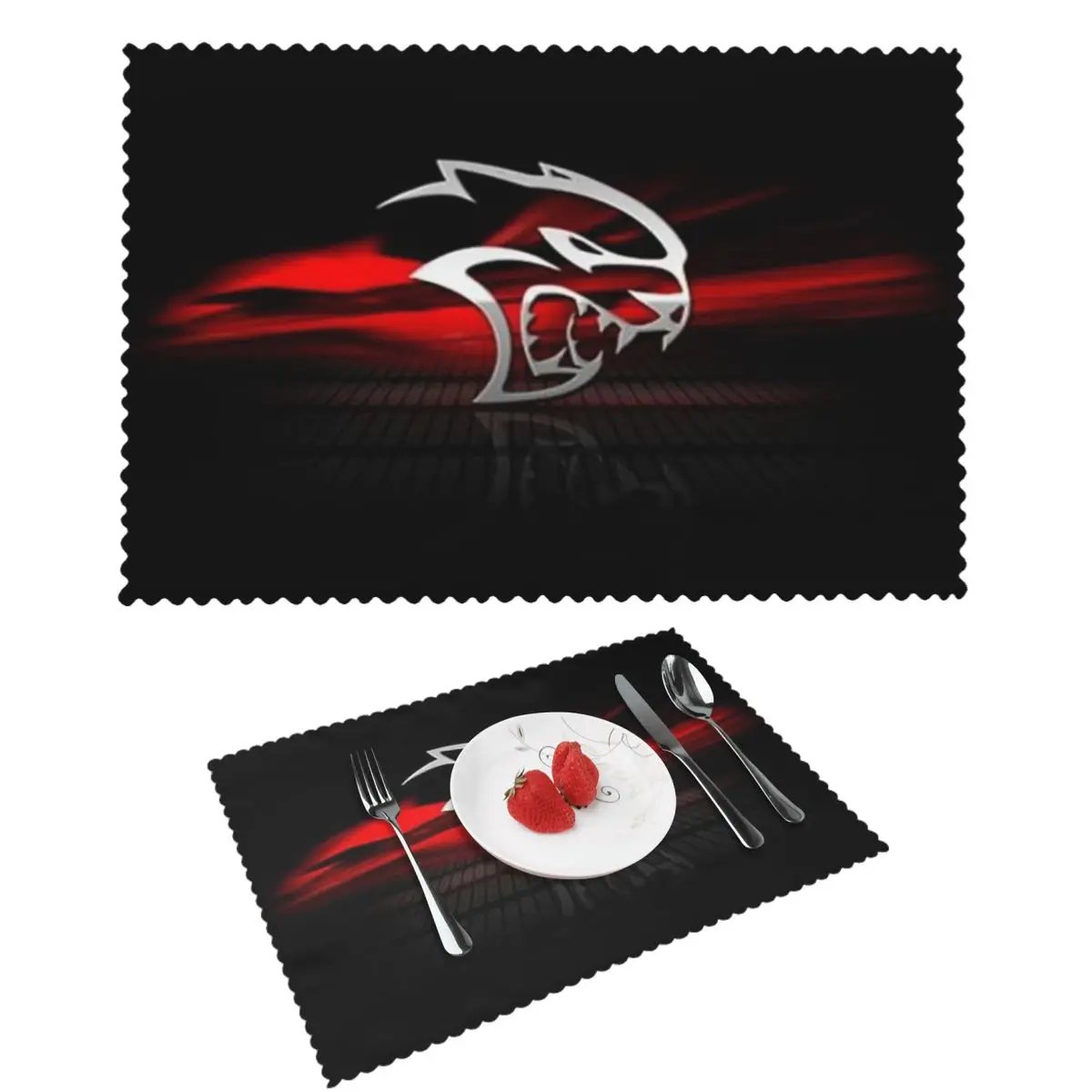 SRT Hellcat Demon Dodge Challenger Car Racing Placemat Heat Resistant Plate Mat Dining Table Bowl Coaster Home Decor Absorbent
SRT Hellcat Demon Dodge Challenger Car Racing Placemat Heat Resistant Plate Mat Dining Table Bowl Coaster Home Decor Absorbent
