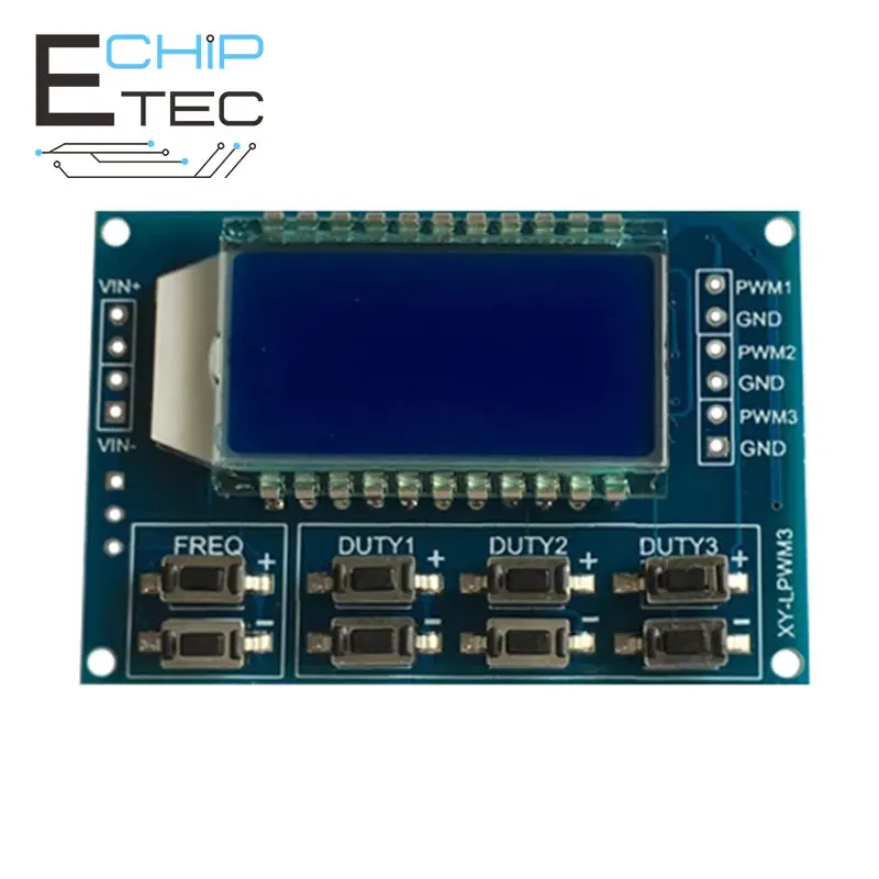 Free shipping 1PCS LCD Digital Display 3 Way Signal Generator PWM Pulse Frequency Duty Cycle 1HZ~150KHZ Adjustable Square wave
Free shipping 1PCS LCD Digital Display 3 Way Signal Generator PWM Pulse Frequency Duty Cycle 1HZ~150KHZ Adjustable Square wave