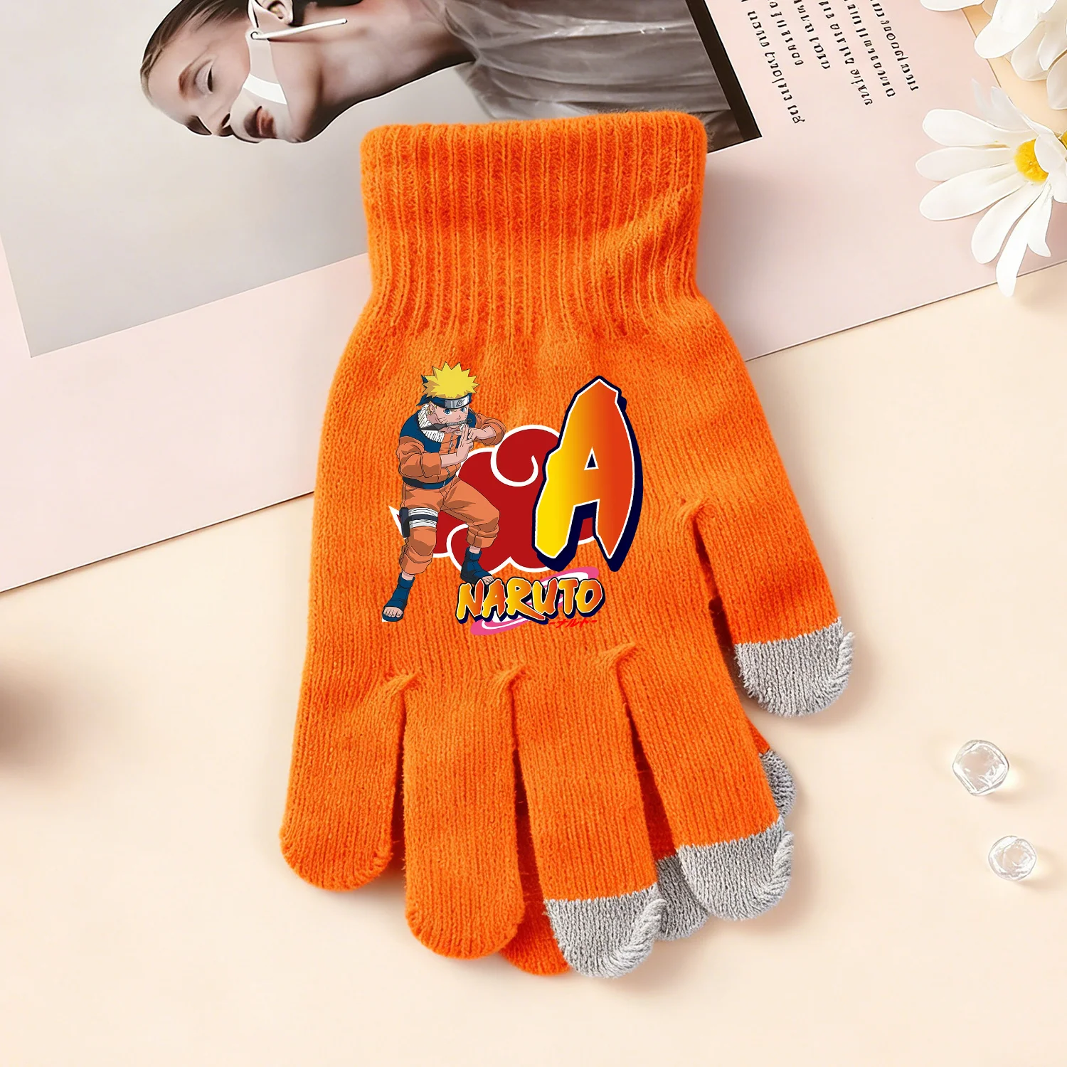 Вязаные перчатки Наруто Узумаки, новые, с мультяшным принтом, теплые зимние перчатки в стиле аниме, оранжевые, аксессуары, подарок на день рождения для детей
Вязаные перчатки Наруто Узумаки, новые, с мультяшным принтом, теплые зимние перчатки в стиле аниме, оранжевые, аксессуары, подарок на день рождения для детей