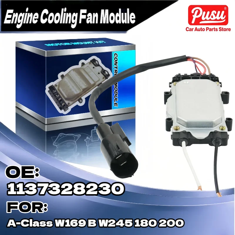 Новый модуль управления вентилятором охлаждения радиатора для Mercedes A-Class W169 для B-Class W245, заменяет 1137328294 1137328230 A1137328294
Новый модуль управления вентилятором охлаждения радиатора для Mercedes A-Class W169 для B-Class W245, заменяет 1137328294 1137328230 A1137328294