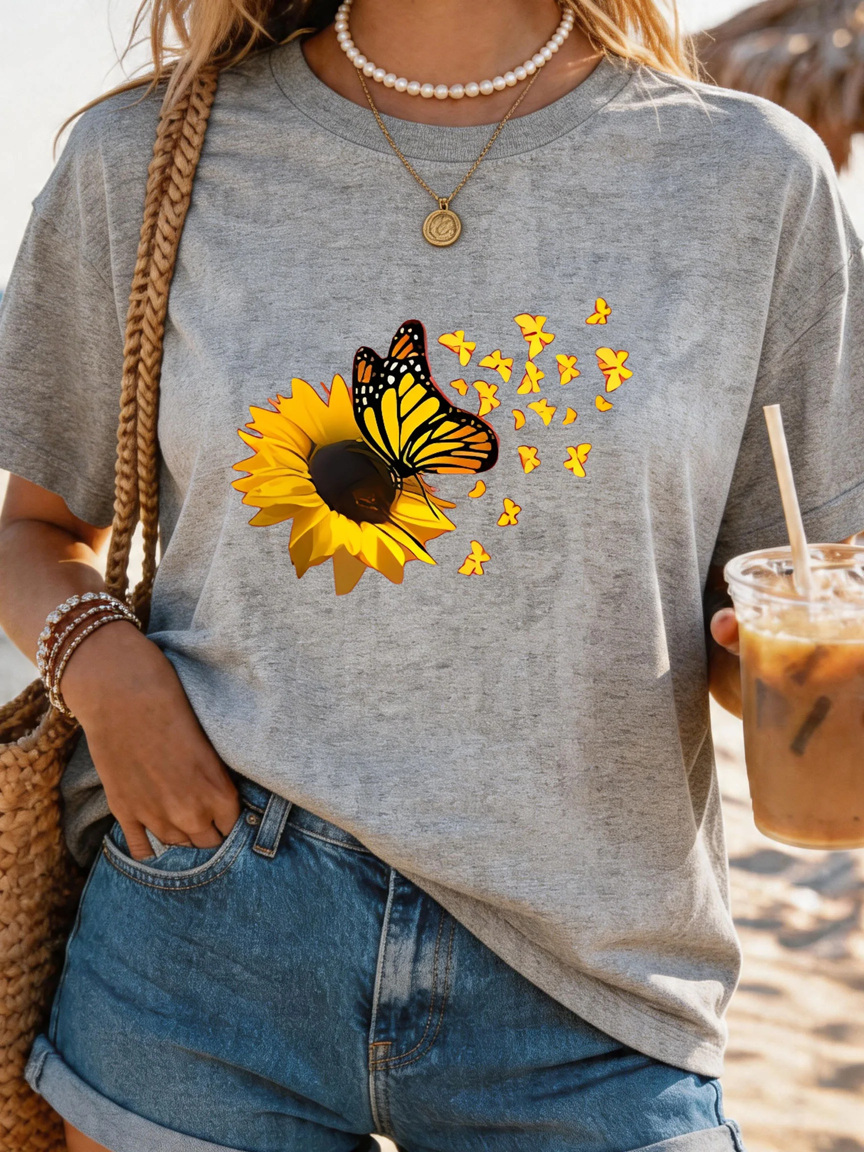 Women's Large Size Printed round Neck Short Sleeve T-shirt 1-7XL Comfortable Casual Top in European Style
Women's Large Size Printed round Neck Short Sleeve T-shirt 1-7XL Comfortable Casual Top in European Style