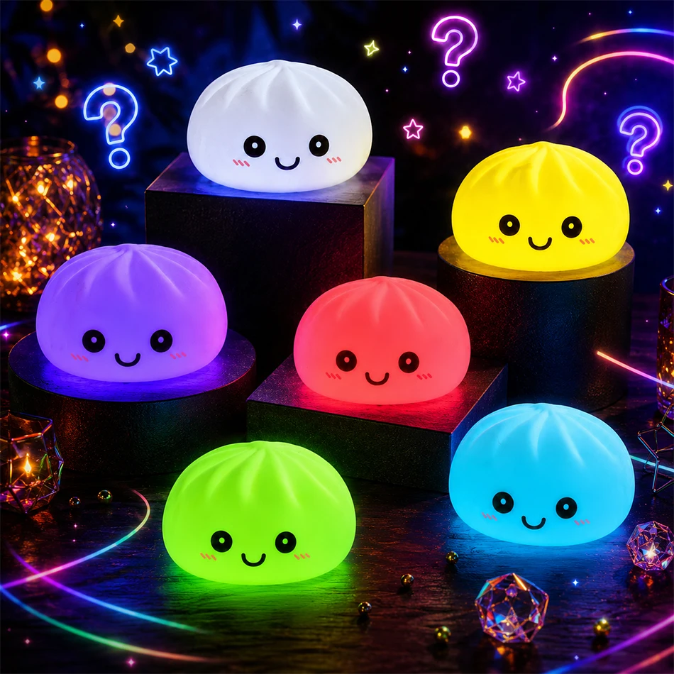 New LED Bun Squishy, Glowing Stress Ball, Light-up Bubble Spitting Bun, Realistic Steamed Bun, Aesthetic Desk Decor
New LED Bun Squishy, Glowing Stress Ball, Light-up Bubble Spitting Bun, Realistic Steamed Bun, Aesthetic Desk Decor