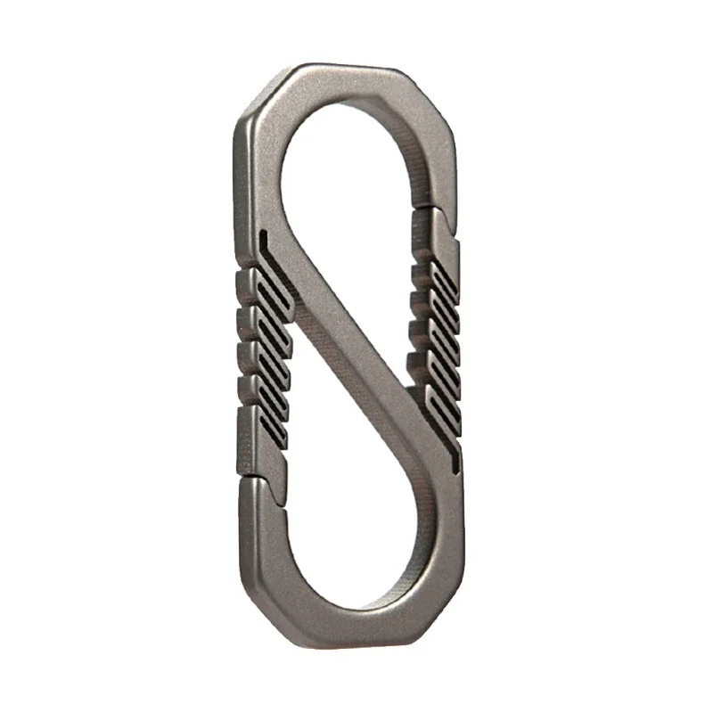 Durable Titanium Alloy Keychain Car Key Holder Backpack Buckle Outdoor Carabiner Spring Snap Hook Clip
Durable Titanium Alloy Keychain Car Key Holder Backpack Buckle Outdoor Carabiner Spring Snap Hook Clip