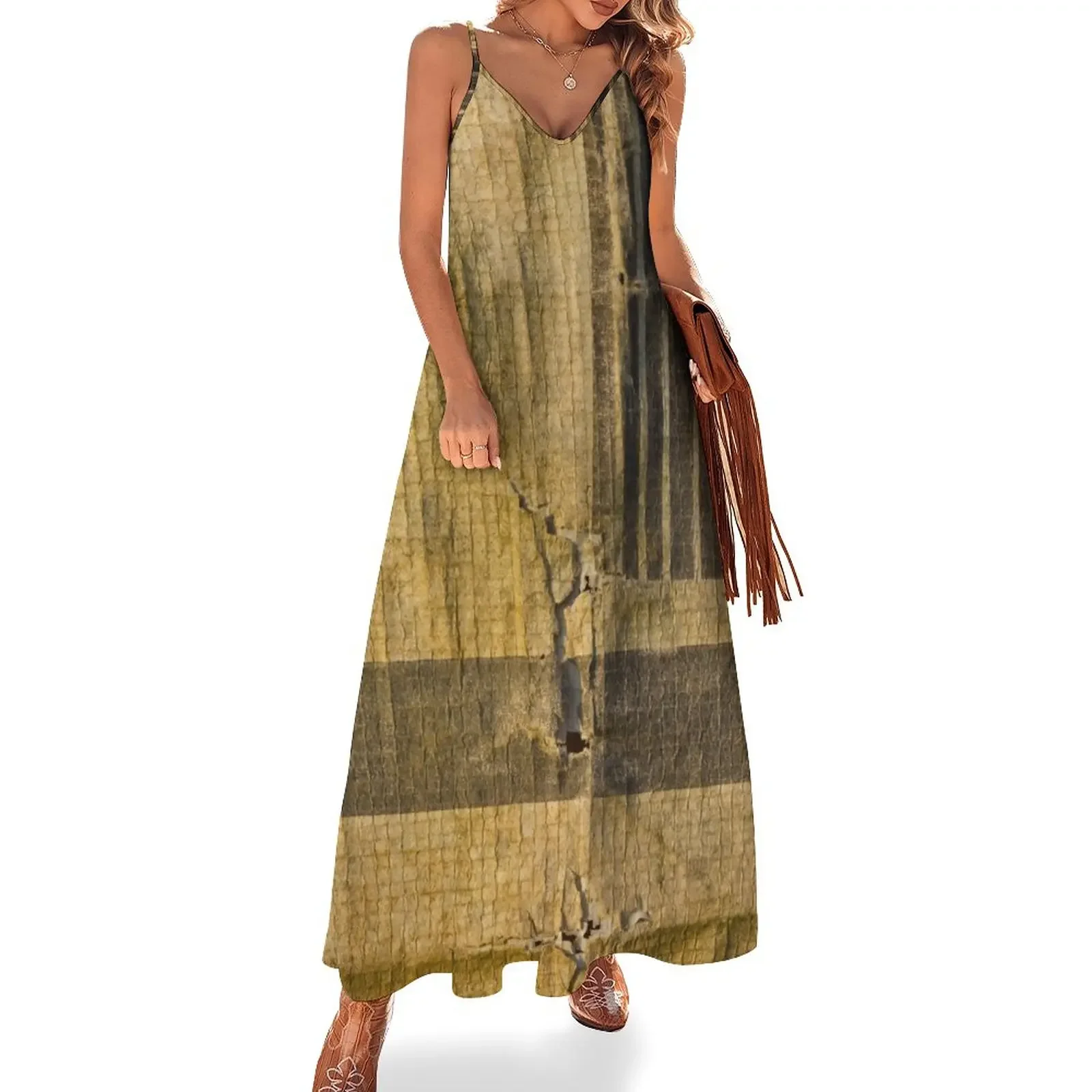 Coffee sack rustic pattern Sleeveless Dress Women dresses summer dress dresses Dress
Coffee sack rustic pattern Sleeveless Dress Women dresses summer dress dresses Dress