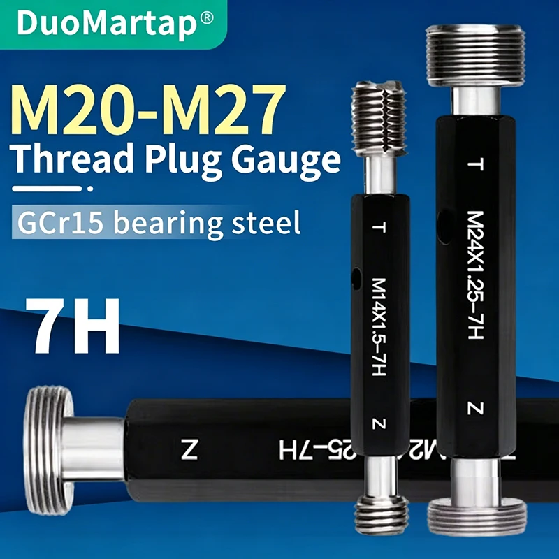 1 pcs Metric Gauge 7H M20-M27 High precision Thread Plug Gauge Precision Internal Screw Gage X0.5/0.75/1.0/1.25/1.5/2.0/2.5/3.0
1 pcs Metric Gauge 7H M20-M27 High precision Thread Plug Gauge Precision Internal Screw Gage X0.5/0.75/1.0/1.25/1.5/2.0/2.5/3.0