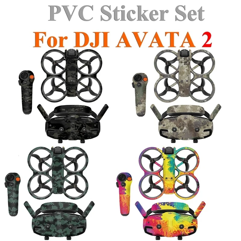 Набор наклеек для DJI Avata 2, наклейки, крутые скины, очки 3, защитный чехол для очков, декоративная пленка для дрона, аксессуары
Набор наклеек для DJI Avata 2, наклейки, крутые скины, очки 3, защитный чехол для очков, декоративная пленка для дрона, аксессуары