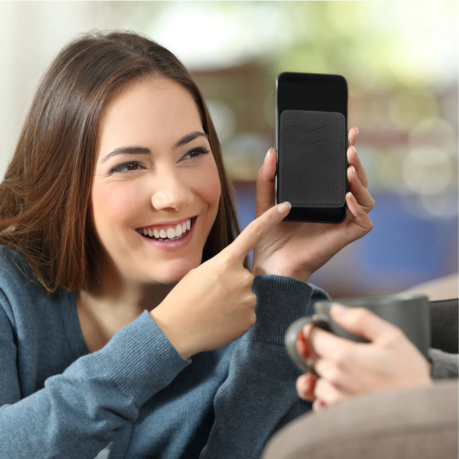 Sticky Phone Card Holder Fake Wallet with Two Slots for Credit Cards Id Business Cards Adheres to Back of Smartphone
Sticky Phone Card Holder Fake Wallet with Two Slots for Credit Cards Id Business Cards Adheres to Back of Smartphone