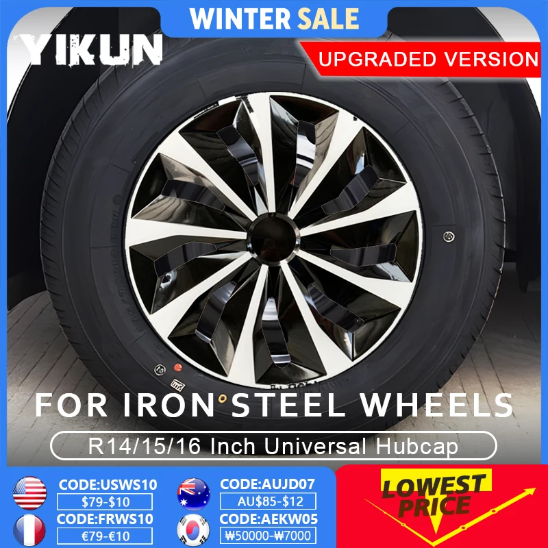 4PCS Universal Wheel Cover Hubcap R14 R15 R16 Inch Replacement Hub Caps Wheel Rim Cover PP Tire Accessories Snap On SUV Truck
4PCS Universal Wheel Cover Hubcap R14 R15 R16 Inch Replacement Hub Caps Wheel Rim Cover PP Tire Accessories Snap On SUV Truck