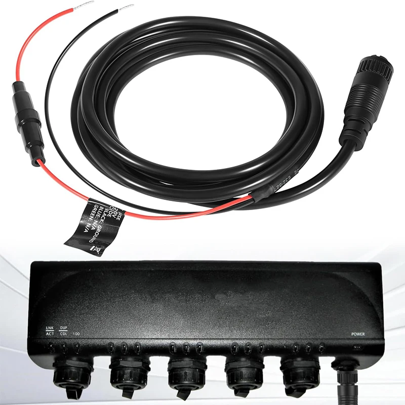 010-10553-00 Power Cable, 7-Pin Power Cord Fit for Garmin GMS 10 Network Port Expander, Waterproof/Stable Power Supply
010-10553-00 Power Cable, 7-Pin Power Cord Fit for Garmin GMS 10 Network Port Expander, Waterproof/Stable Power Supply