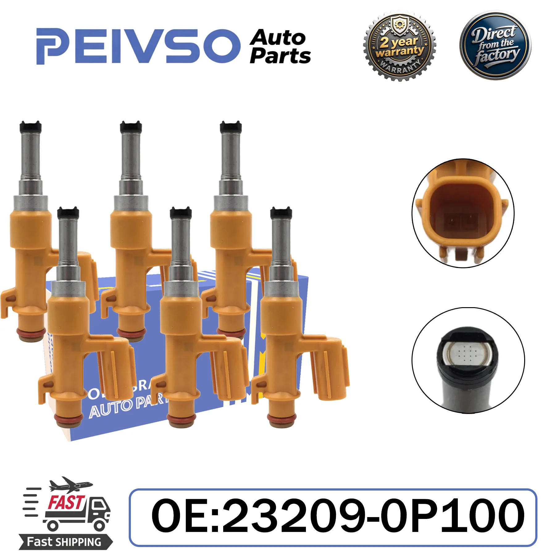PEIVSO 6pcs Fuel Injectors 23250-0P100 23209-09330 2320939325 For Toyota Avalon Camry Highlander Sienna Tacoma Lexus
PEIVSO 6pcs Fuel Injectors 23250-0P100 23209-09330 2320939325 For Toyota Avalon Camry Highlander Sienna Tacoma Lexus