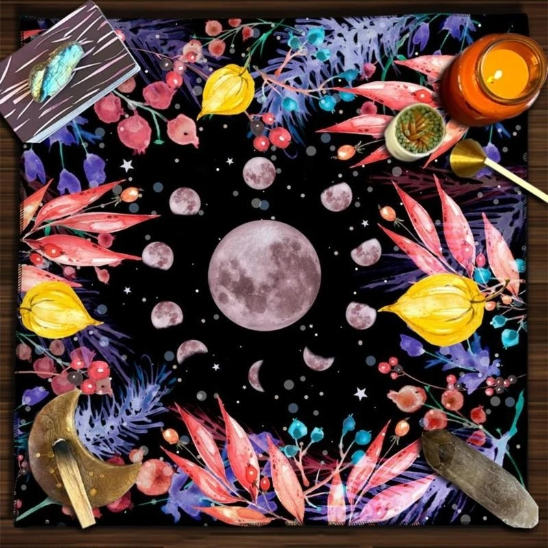 Table Cover Astrology Oracles Game Mat Square Pendulum Altar Table Cloth
Table Cover Astrology Oracles Game Mat Square Pendulum Altar Table Cloth