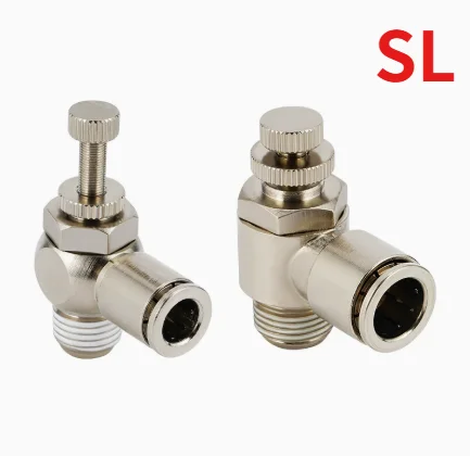 SL Series Pneumatic Flow Control Valve 304 Stainless Steel Quick Push In Connector SL6-M5 SL4-01 SL10-03 SL12-04
SL Series Pneumatic Flow Control Valve 304 Stainless Steel Quick Push In Connector SL6-M5 SL4-01 SL10-03 SL12-04