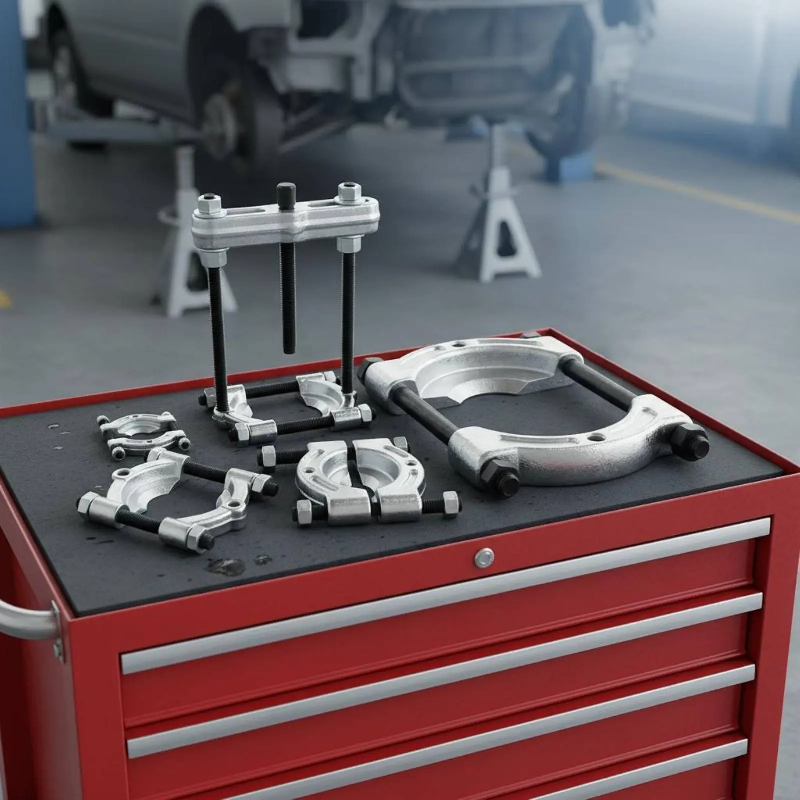 Bearing Puller Set Robust Duty Bearing Remover Kit Wheel Hub Shaft Puller Kit Exact Crafted Rust Resistant for Workshop, Garage
Bearing Puller Set Robust Duty Bearing Remover Kit Wheel Hub Shaft Puller Kit Exact Crafted Rust Resistant for Workshop, Garage