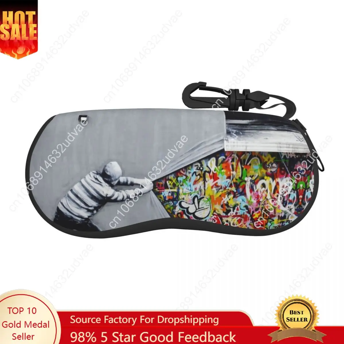 Banksy Uncovering Graffiti Shell Eyeglasses Protector Cases Cute Sunglass Case Street Art Glasses Pouch
Banksy Uncovering Graffiti Shell Eyeglasses Protector Cases Cute Sunglass Case Street Art Glasses Pouch