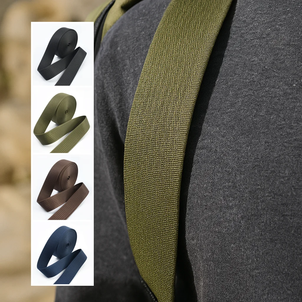 1/2/3/4/5M 38mm Bag Straps Nylon Webbing Tape 2.4mm Thick Jacquard Ribbon Decoration Sewing Trimming Belt Sling Haberdashery 
1/2/3/4/5M 38mm Bag Straps Nylon Webbing Tape 2.4mm Thick Jacquard Ribbon Decoration Sewing Trimming Belt Sling Haberdashery