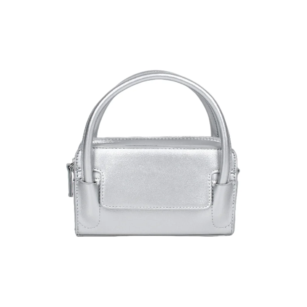 Leisure Mini Silver Small Square Bag Vintage PU Leather Crossbody Bag Casual Handbag Box-shaped Bag School
Leisure Mini Silver Small Square Bag Vintage PU Leather Crossbody Bag Casual Handbag Box-shaped Bag School