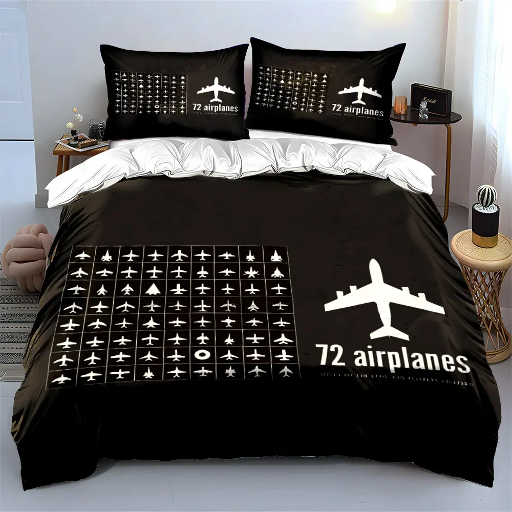 "Airplane Icon Stickers Set Decor" Multiple sizes kid's and adults' bedroom Exquisite 3PC bedding set, gift
"Airplane Icon Stickers Set Decor" Multiple sizes kid's and adults' bedroom Exquisite 3PC bedding set, gift