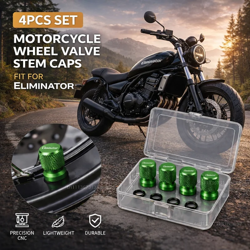 For eliminator 500 eliminator 500 se Motorcycle Accessories CNC Aluminum Tire Valve Stem Cap Air Port Cover Dustproof Wheel Rim
For eliminator 500 eliminator 500 se Motorcycle Accessories CNC Aluminum Tire Valve Stem Cap Air Port Cover Dustproof Wheel Rim