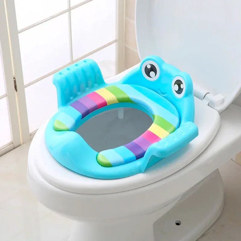 Children's Toilet Seat, Toddler Auxiliary Toilet Training, Cushioned Toilet, Hand-held Thickened And Comfortable Baby Toilet Sea
Children's Toilet Seat, Toddler Auxiliary Toilet Training, Cushioned Toilet, Hand-held Thickened And Comfortable Baby Toilet Sea