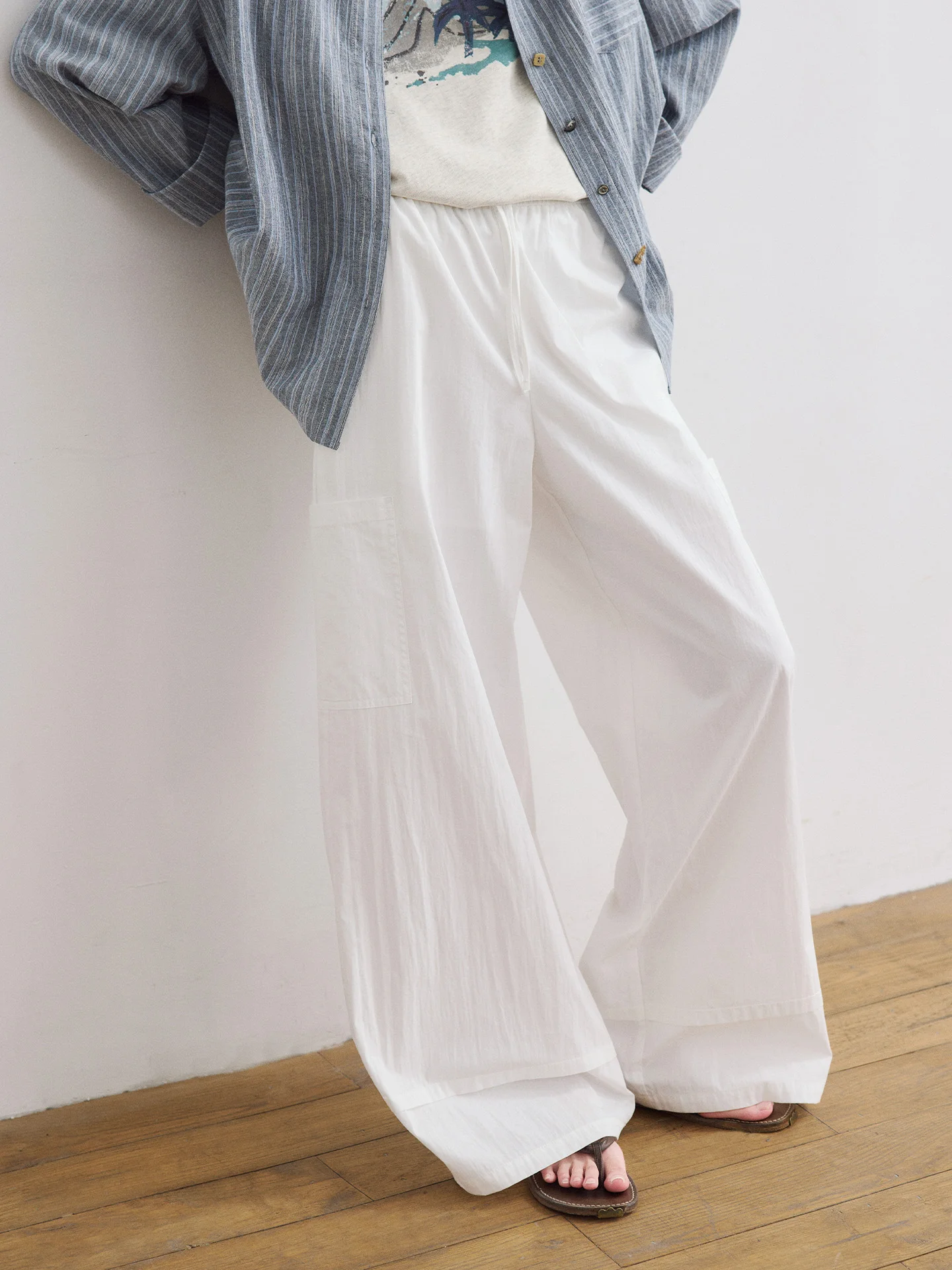 High Waist Wide Leg Pants Women's Casual Commute Workwear Sle Drapey Cotton Blend Comfortable Breathable Straight Cut Trousers
High Waist Wide Leg Pants Women's Casual Commute Workwear Sle Drapey Cotton Blend Comfortable Breathable Straight Cut Trousers