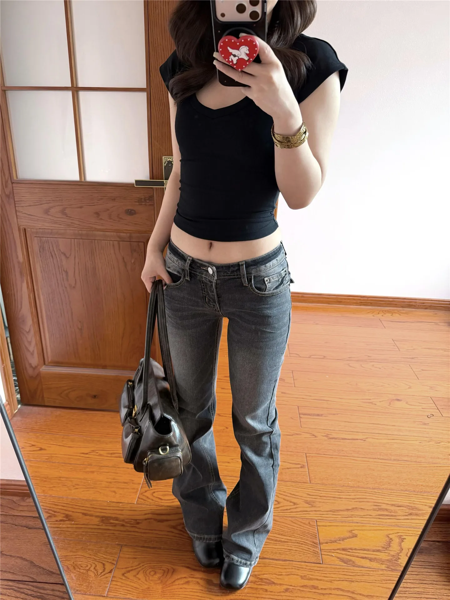 Extended High Waist Low Rise Bell Bottom Jeans Women Summer Slimming Scratch Design Casual Cotton Stretch Denim Pants
Extended High Waist Low Rise Bell Bottom Jeans Women Summer Slimming Scratch Design Casual Cotton Stretch Denim Pants