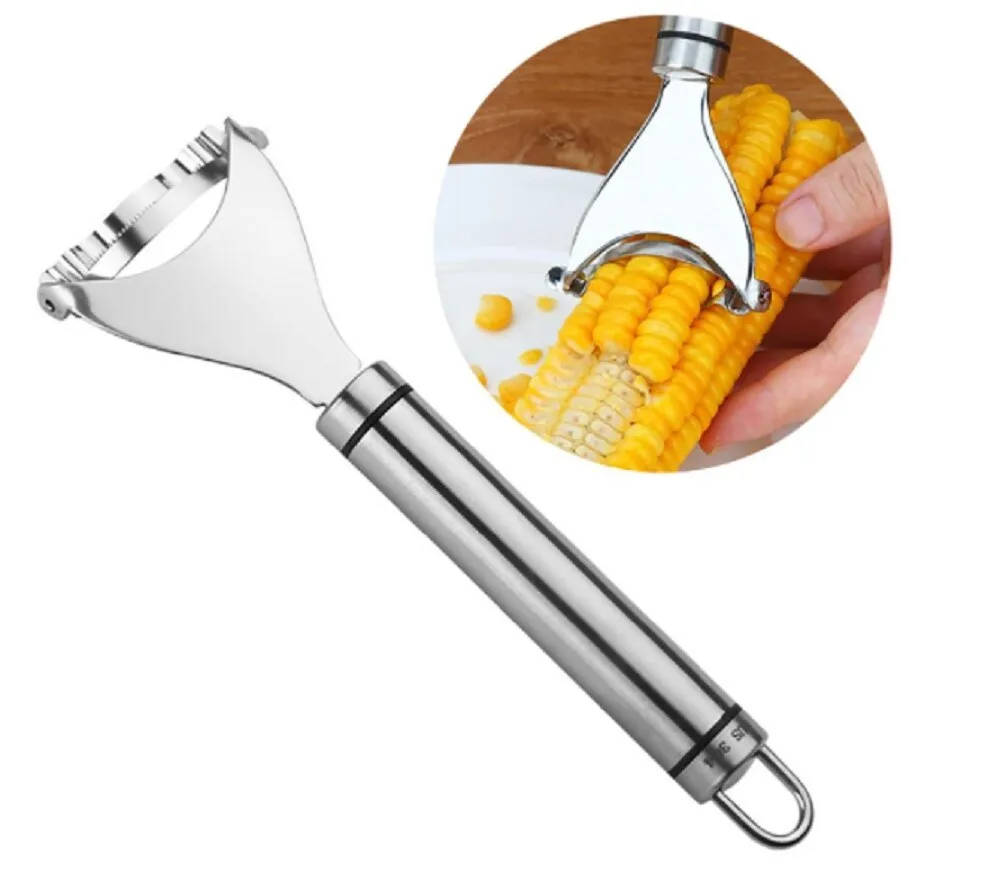 Stainless Steel Corn Cob Peeler Kernel Stripper Cutter Remover Tool 1-Pack
Stainless Steel Corn Cob Peeler Kernel Stripper Cutter Remover Tool 1-Pack