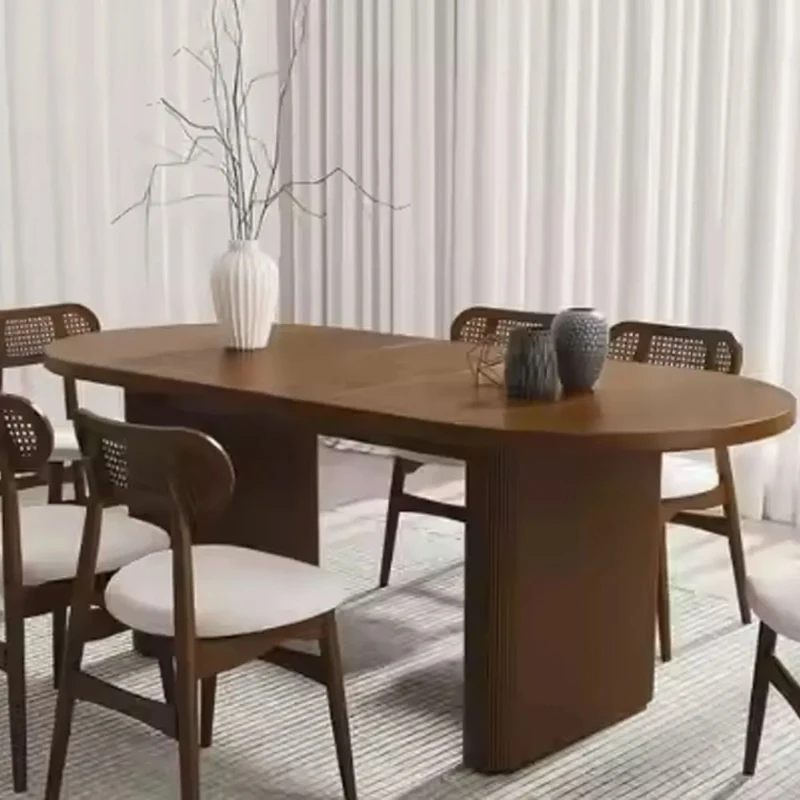 Modern Wooden Dining Table Set Nordic Natural Oval Solid Wood 6 Seaters Dinning Table Set
Modern Wooden Dining Table Set Nordic Natural Oval Solid Wood 6 Seaters Dinning Table Set