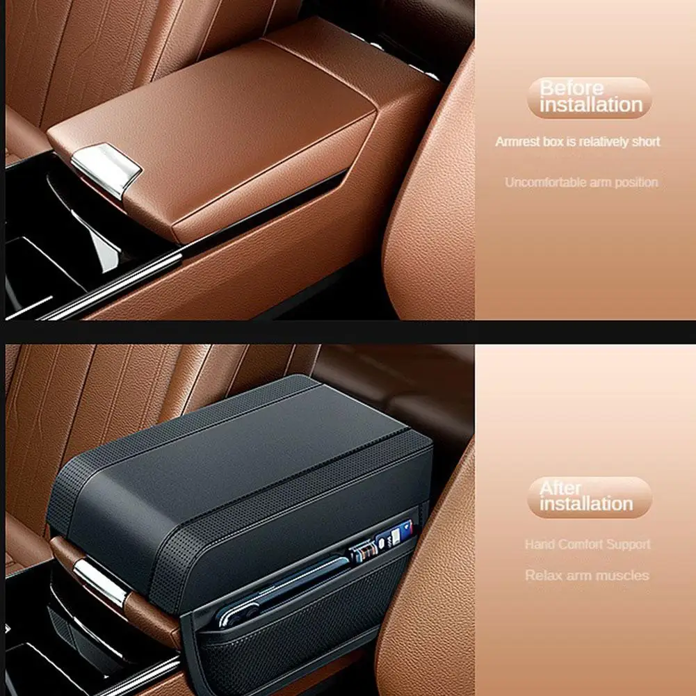 Car Armrest Box Height Pad Universal Leather Armrest Armrest Pocket Cotton Memory Support Storage with Elbow Central Cushio R3H3
Car Armrest Box Height Pad Universal Leather Armrest Armrest Pocket Cotton Memory Support Storage with Elbow Central Cushio R3H3