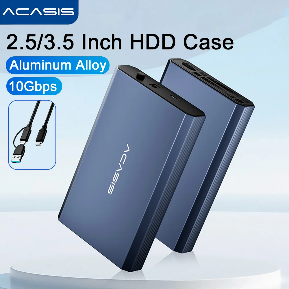 Адаптер-корпус ACASIS для HDD, 10 Гбит/с, USB 3.2 Type-C Gen2, поддержка 30 ТБ, для внешних жестких дисков 2.5/3.5 дюйма, док-станция
Адаптер-корпус ACASIS для HDD, 10 Гбит/с, USB 3.2 Type-C Gen2, поддержка 30 ТБ, для внешних жестких дисков 2.5/3.5 дюйма, док-станция