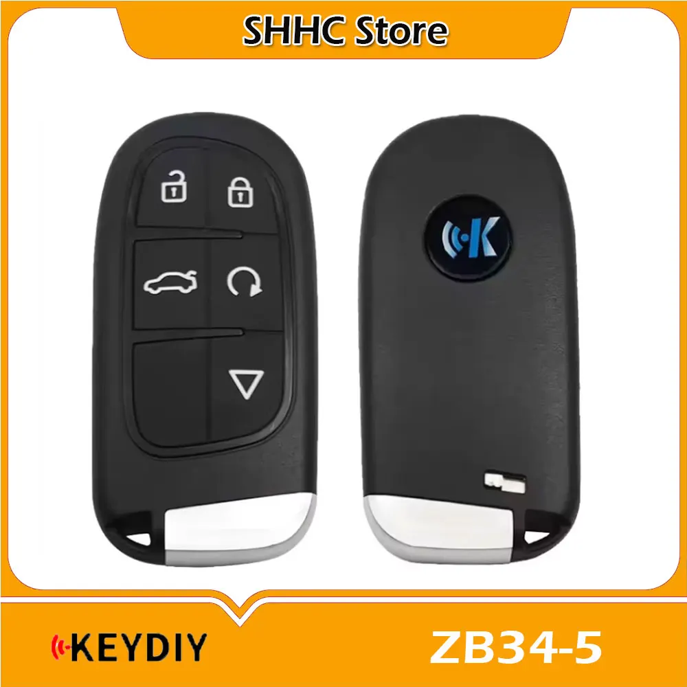 KEYDIY ZB34-5 Universal Smart Key ZB Series 5 Buttons for Jeep Style Keyless Smart Remote Key for KD-X2 KD-MAX Programmer Tools
KEYDIY ZB34-5 Universal Smart Key ZB Series 5 Buttons for Jeep Style Keyless Smart Remote Key for KD-X2 KD-MAX Programmer Tools