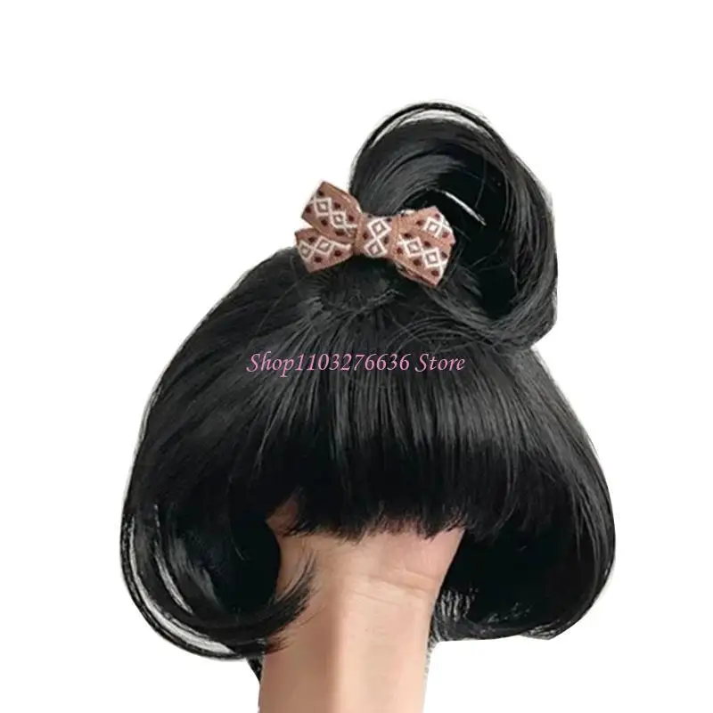 R6FD Baby Children Bobo Short Hair Photo Props Infant Toddlers Headwear
R6FD Baby Children Bobo Short Hair Photo Props Infant Toddlers Headwear