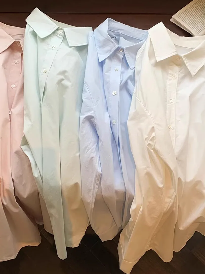 Женская свободная рубашка в стиле Dopaamine, повседневная, с длинным рукавом, для многослойных образов, стройнящая, скрывающая недостатки фигуры, кардиган, рубашка для повседневной носки
Женская свободная рубашка в стиле Dopaamine, повседневная, с длинным рукавом, для многослойных образов, стройнящая, скрывающая недостатки фигуры, кардиган, рубашка для повседневной носки