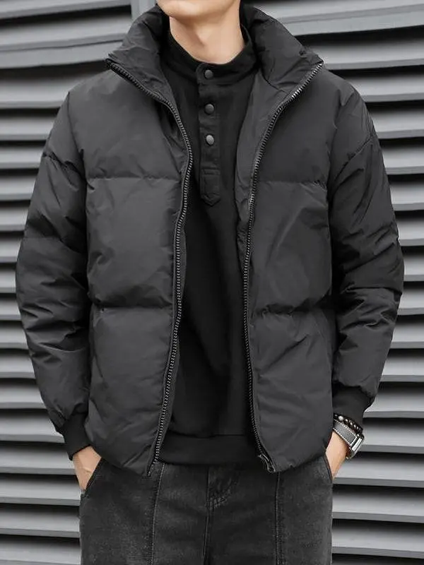 Men's Sli Cotton Jaet Stand Collar Thiened Loose Warm Outerwear Winter Casual Coat Breathable Stand Fit for All Ages
Men's Sli Cotton Jaet Stand Collar Thiened Loose Warm Outerwear Winter Casual Coat Breathable Stand Fit for All Ages