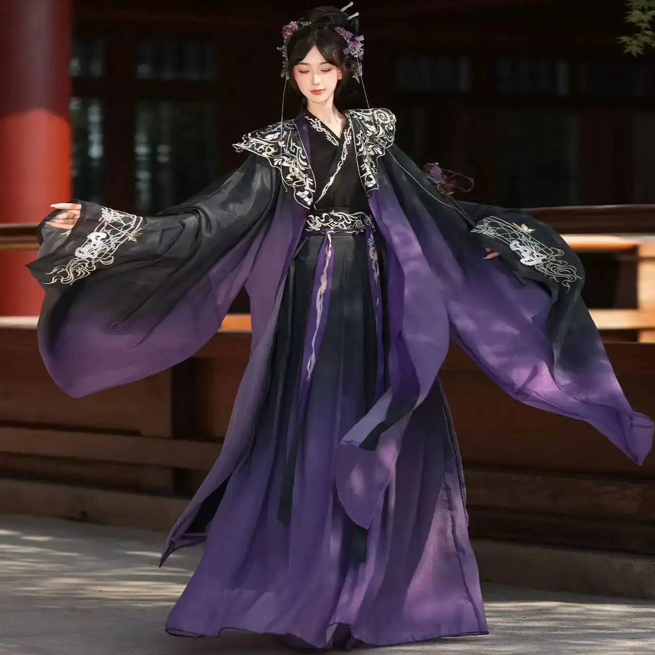 Halloween Cosplay Costume Stage Show Wuxia Suits Original Embroidery Hanfu Men Women Traditional Chinese Cross Collar Clothing
Halloween Cosplay Costume Stage Show Wuxia Suits Original Embroidery Hanfu Men Women Traditional Chinese Cross Collar Clothing
