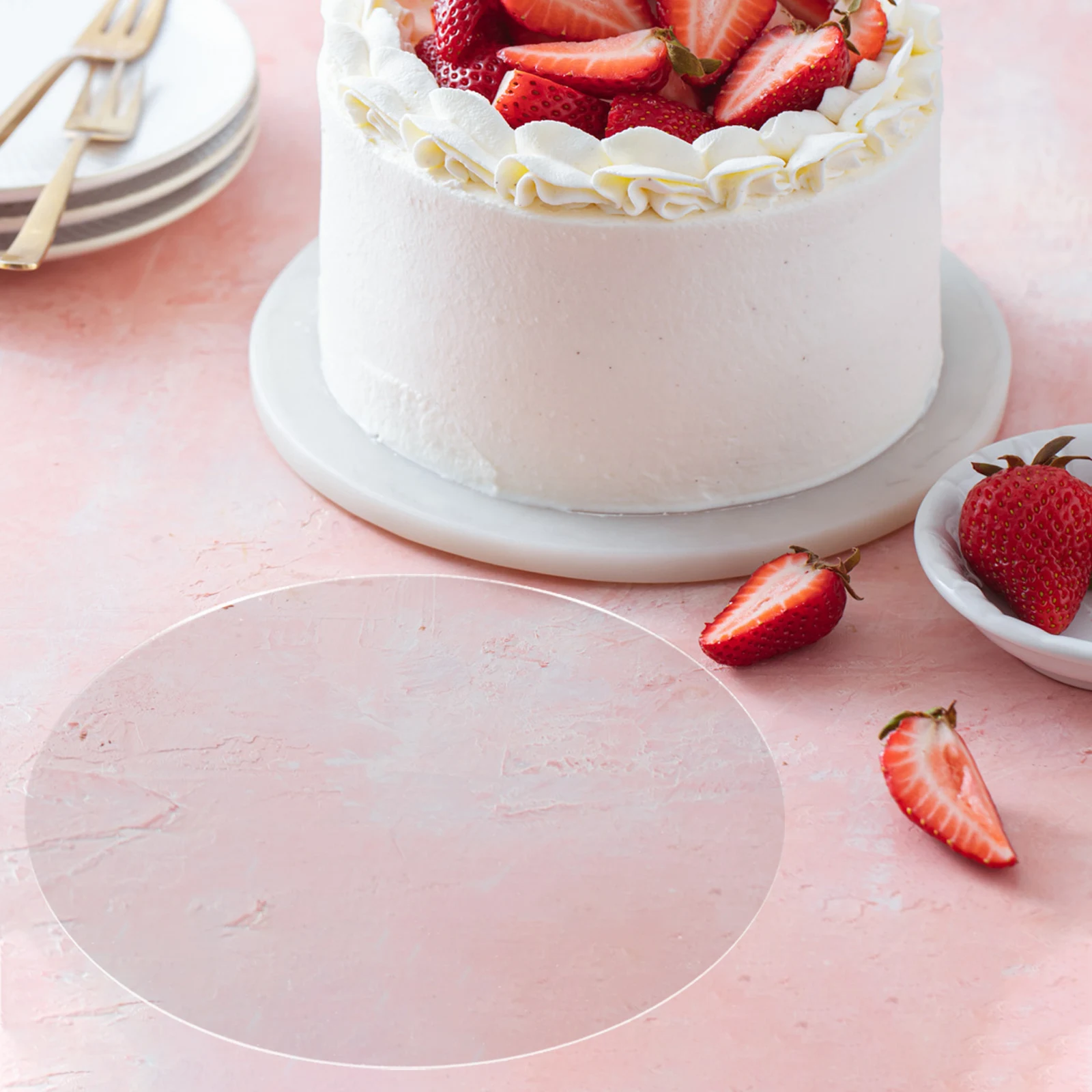 Round Acrylic Sheet Base Circle Household Cake Display Bases Party Baking Mold Clear Decorative Reusable Stand
Round Acrylic Sheet Base Circle Household Cake Display Bases Party Baking Mold Clear Decorative Reusable Stand