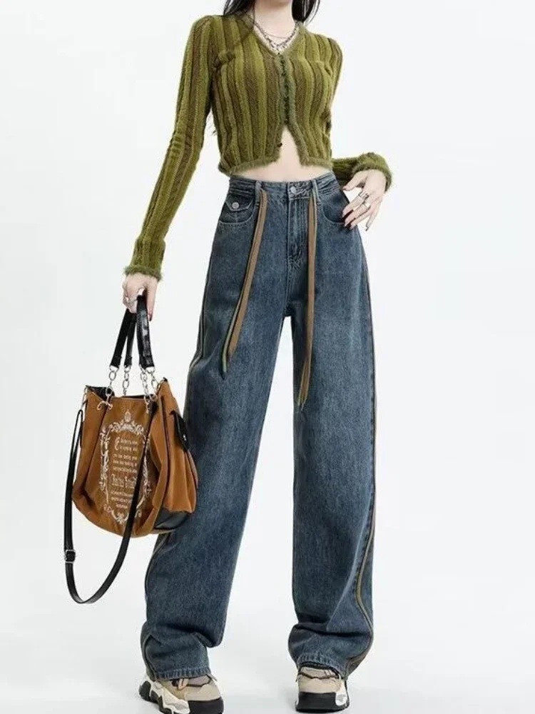 Drawstring Jeans Women Boyfriend Chic Autumn Basic Daily Schoolgirls Trousers Loose Popular Streetwear Harajuku Ins Fashion Cozy
Drawstring Jeans Women Boyfriend Chic Autumn Basic Daily Schoolgirls Trousers Loose Popular Streetwear Harajuku Ins Fashion Cozy
