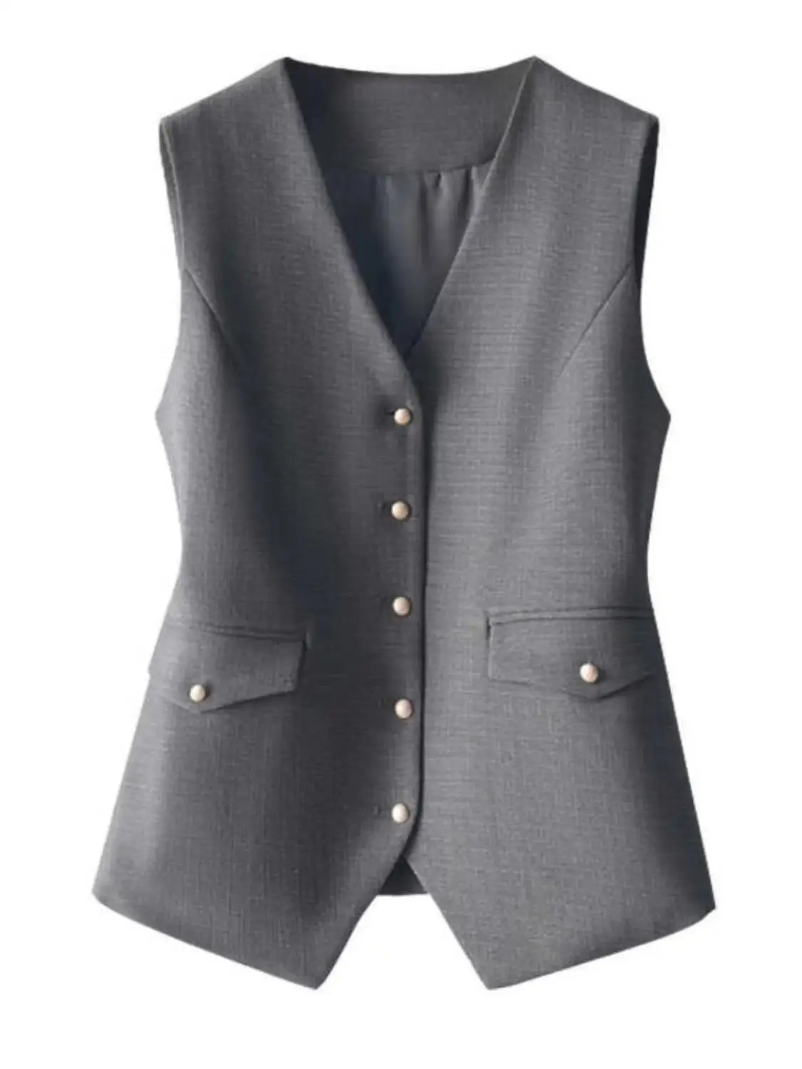 New fashion short spring and autumn suit vest thin jacket foreign style sleeveless vest temperament top
New fashion short spring and autumn suit vest thin jacket foreign style sleeveless vest temperament top