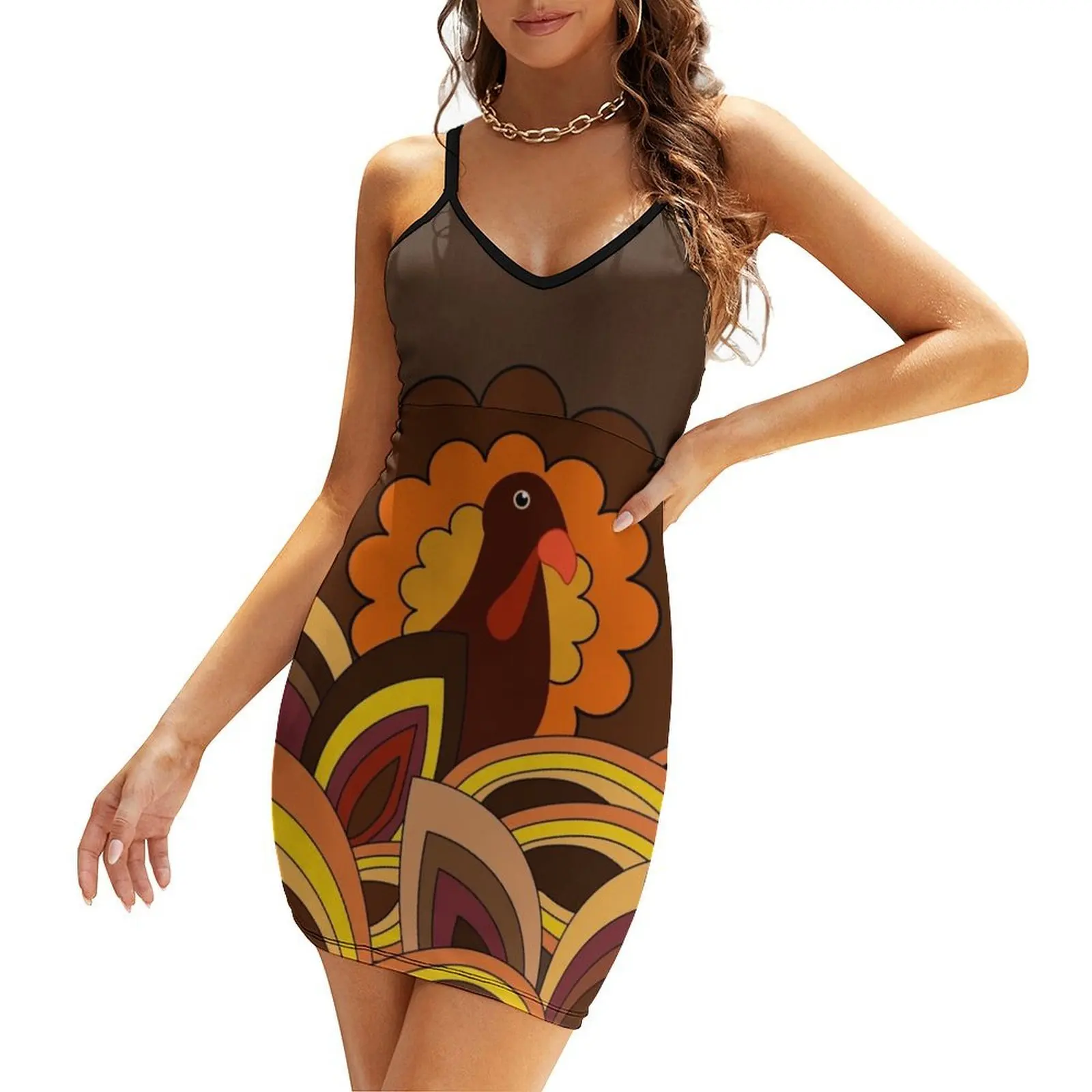 Retro Thanksgiving Turkey Sling Dress Woman clothes women's summer dresses 2025 luxury dress luxury woman evening dress
Retro Thanksgiving Turkey Sling Dress Woman clothes women's summer dresses 2025 luxury dress luxury woman evening dress